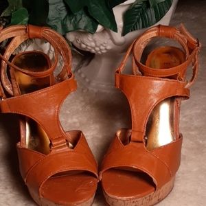 Beautiful Brown Platform Heels